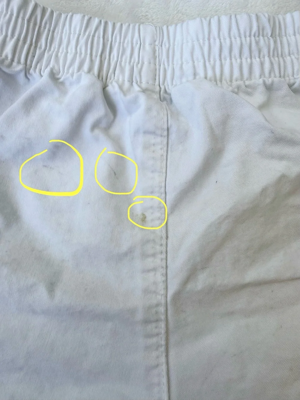 Toddler White Ralph Lauren Elastic-Waist Shorts (size 24M)